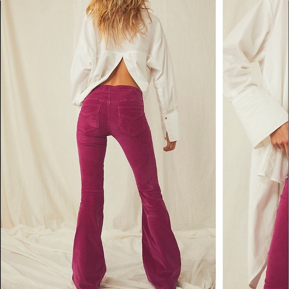 Free People Corduroy Flare Pants - Picture 5 of 5